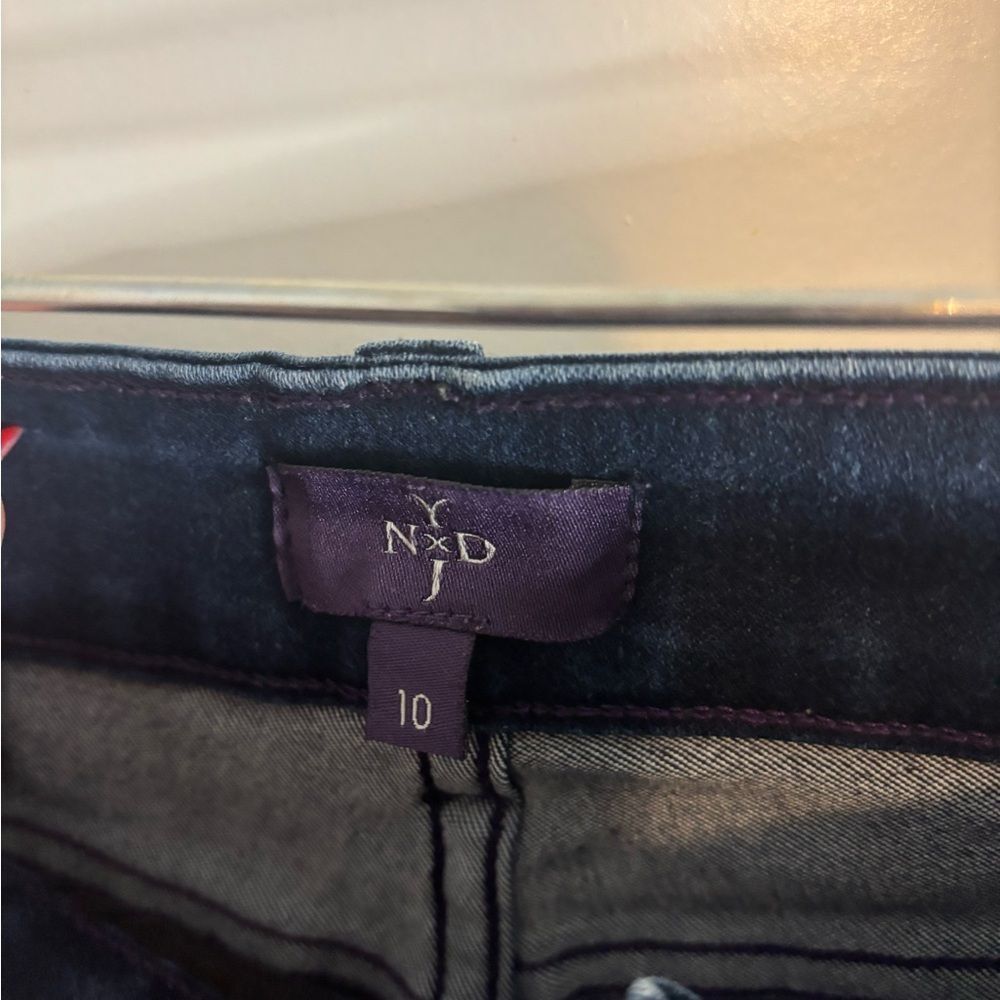 NYDJ Dark Indigo Skinny Jeans ALINA SIZE 10 EUC - Picture 3 of 4